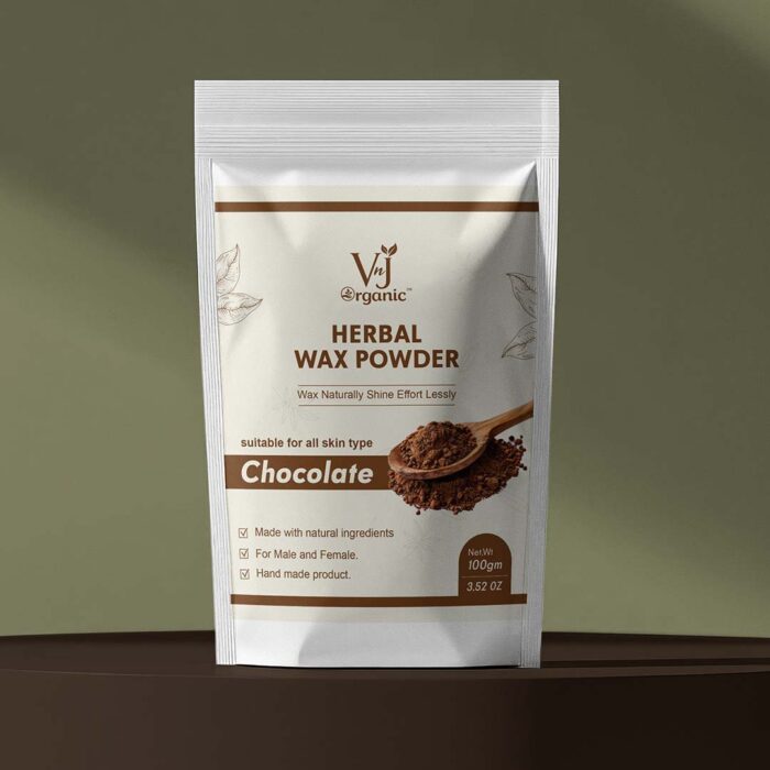 Herbal Wax Powder – Chocolate 100gm - Image 1